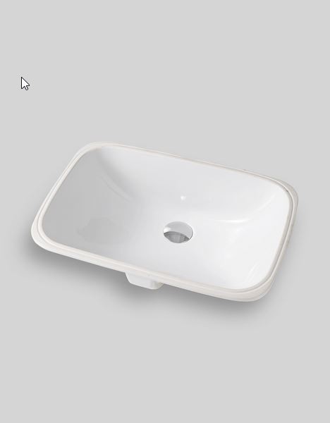 Artceram NETTUNO umywalka podblatowa 56x38 cm biały NTL001