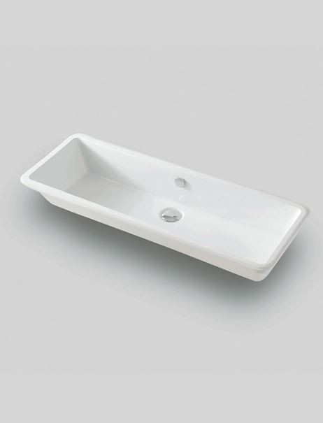 Artceram GEA 90 umywalka podblatowa 90x33 cm biały GEL002