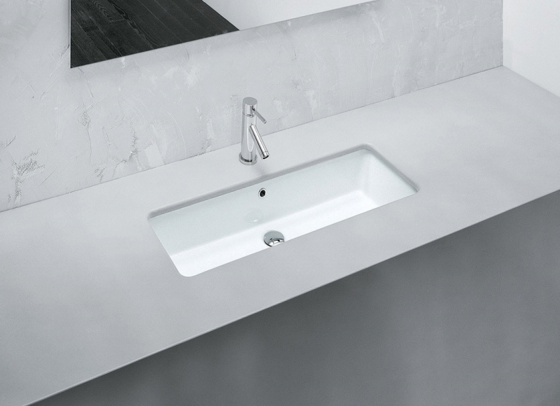 Artceram GEA 90 umywalka podblatowa 90x33 cm biały GEL002