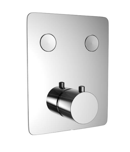 Excellent Krotos termostatyczna bateria podtynkowa 2-drożna chrom AREX.8045CR