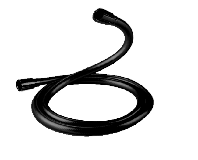 Excellent Round Black wąż prysznicowy 120 cm AREX.SHB.R120BL