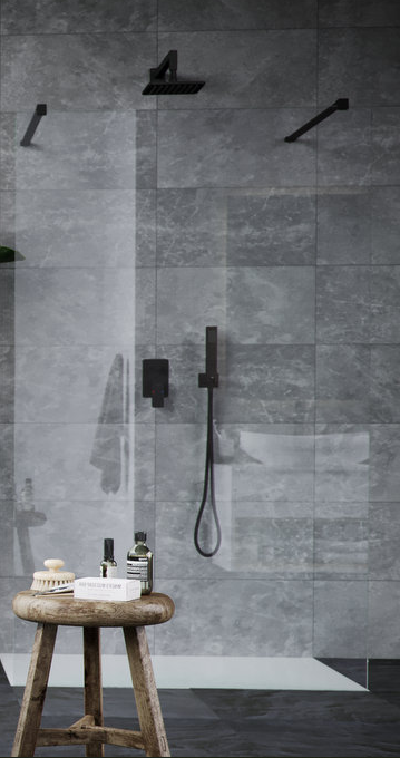 Excellent Tor słuchawka prysznicowa kwadratowa czarny AREX.SH.017BL