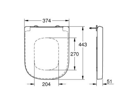 Grohe Euro Ceramic deska sedesowa wolnoopadająca biel alpejska 39330001
