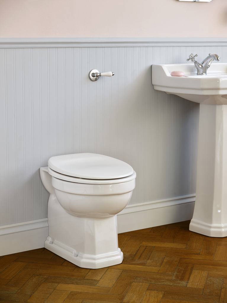 Ideal Standard Waverley miska WC stojąca bez deski w kompecie WC retro biały U471201