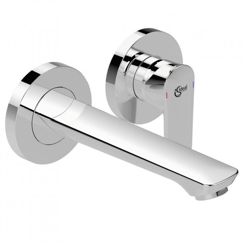 Ideal Standard Connect Air bateria umywalkowa ścienna, podtynkowa wylewka 18 cm chrom A7029AA