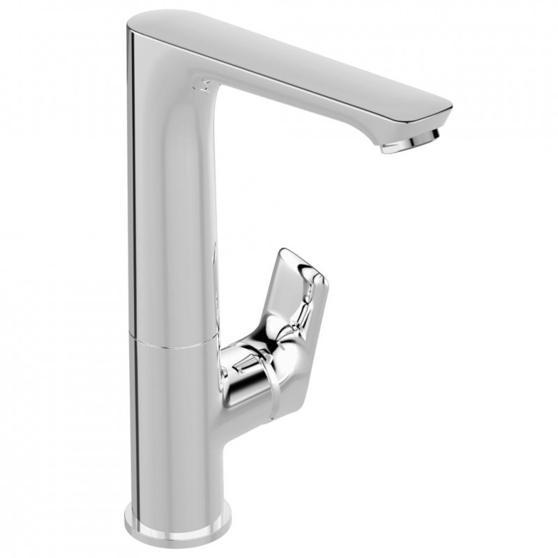 Ideal Standard Connect Air bateria umywalkowa stojąca podwyższona bez metalowego korka automatycznego chrom A7023AA