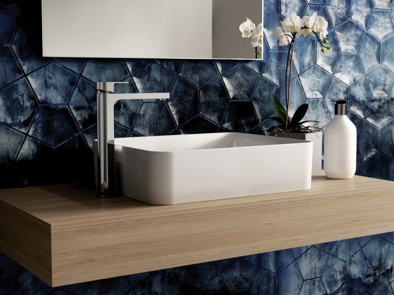 Ideal Standard Edge bateria umywalkowa stojąca wysoka bez korka automatycznego chrom A7114AA