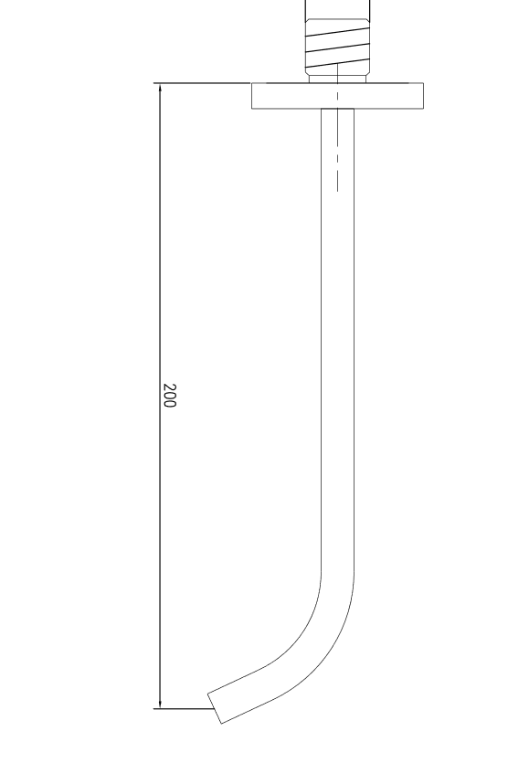 Kohlman Axis wylewka wannowa 20cm chrom QW230NL