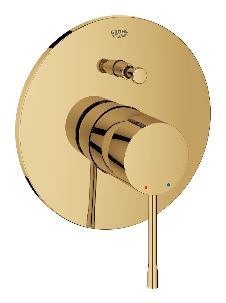 Grohe Essence zestaw podtynkowy z deszczownicą 31x31 kompletny złoty polerowany cool sunrise - OD RĘKI !!!