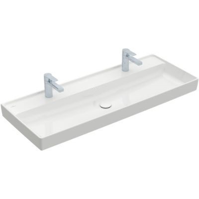 Villeroy&Boch Collaro umywalka meblowa 120x47 bez przelewu biała weiss alpin CeramicPlus 4A33C1R1