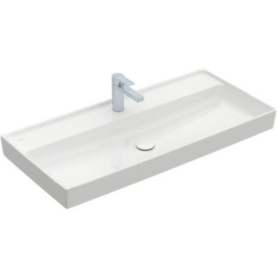 Villeroy&Boch Collaro umywalka meblowa 100x47 cm bez przelewu biała weiss alpin CeramicPlus 4A33A2R1