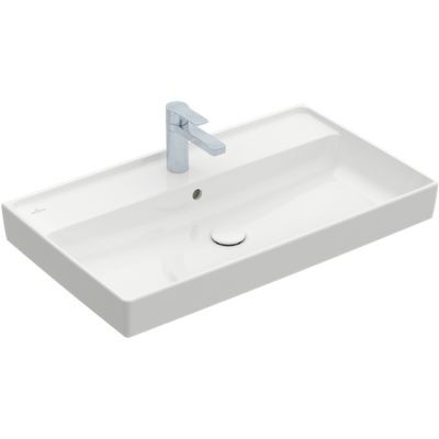 Villeroy&Boch Collaro umywalka meblowa szlifowana 80x47 cm z przelewem biała weiss alpin 4A338G01