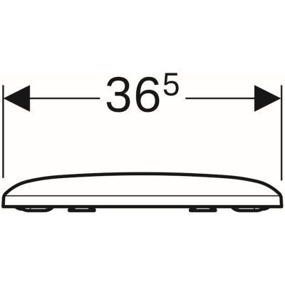 Geberit iCon Square deska sedesowa wolnoopadająca 36,5x44,9 cm duroplast biały 571910000