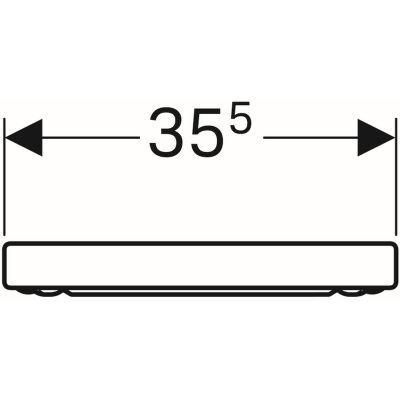 Geberit iCon deska sedesowa wolnoopadająca 35,5x46,8 cm duroplast biały 574130000