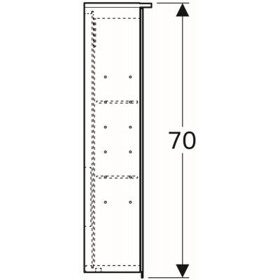 Geberit Option Plus szafka wisząca z lustrem i z oświetleniem troje drzwi 120x17,2 cm 500.592.00.1