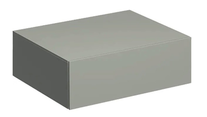 Geberit Xeno 2 szafka boczna z szufladką 58 cm lakierowany szary mat 500.507.00.1