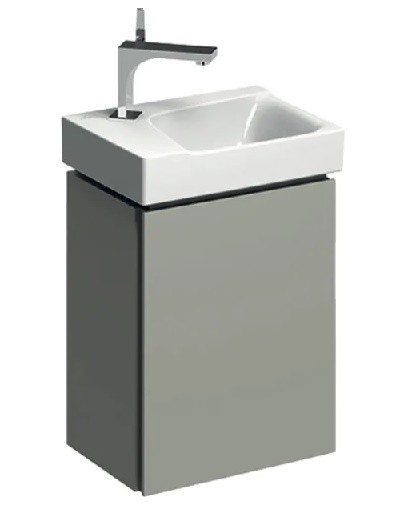 Geberit Xeno 2 szafka pod umywalkę 38 cm lakierowany szary mat 500.502.00.1