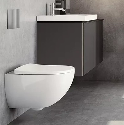 Geberit Acanto muszla wisząca WC Rimfree 51x35 cm ceramika biały 500.600.01.2
