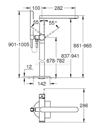Grohe Plus bateria wannowa wolnostojąca chrom 23846003