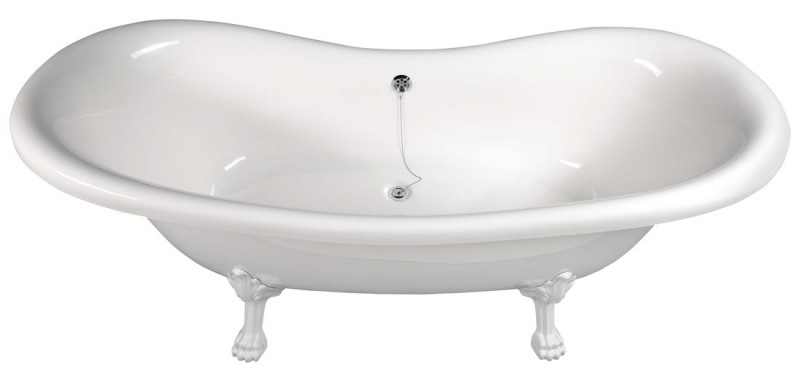 Polysan Charleston wanna wolnostojąca 188x80cm biały nogi białe 38112