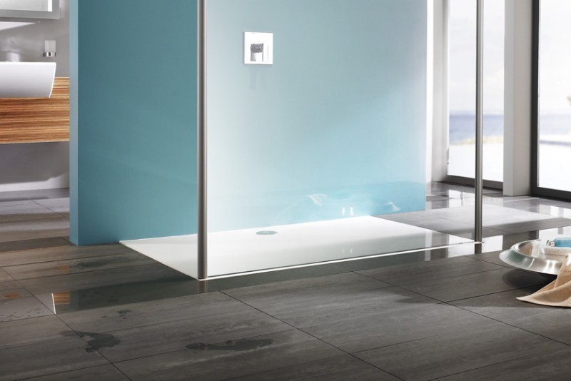 Huppe Easystep brodzik prostokątny 130x75 konglomerat biały 215243.055