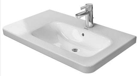 Duravit DuraStyle umywalka asymetryczna z blatem po lewej i 3 otworami 80x48 biały alpin 2326800030 - DG