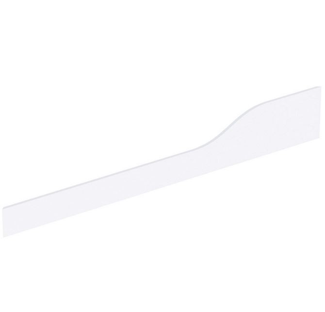 Geberit Bambini osłona dekoracyjna przednia do umywalki z czterema otworami na baterię i niższą umywalką po lewej stronie Varicor biel alpejska 430010016