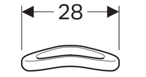 Geberit Bambini siedzisko dla dzieci kształt nocnika czerwony 573338000