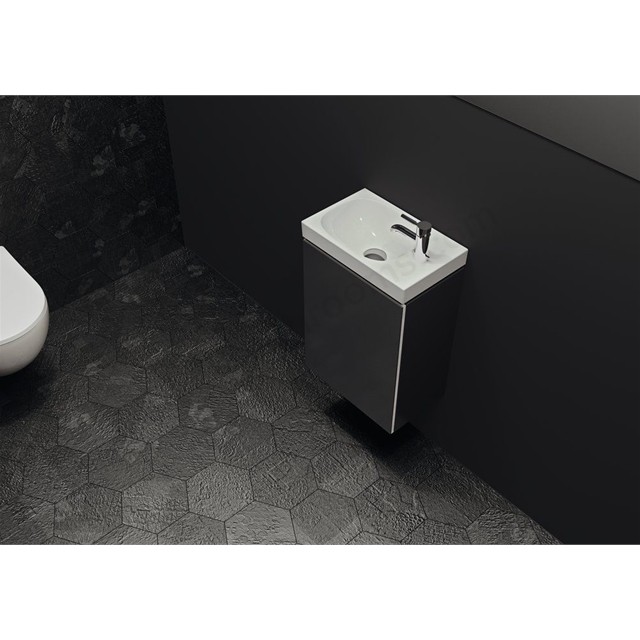 Geberit Acanto umywalka meblowa z otworem na baterię bez przelewu 40x25 cm ceramika biały 500.635.01.2