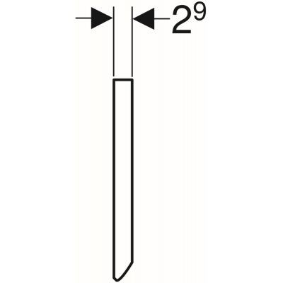 Geberit Corso pokrywa do pisuaru 31,7x24,60 cm biały 573900000