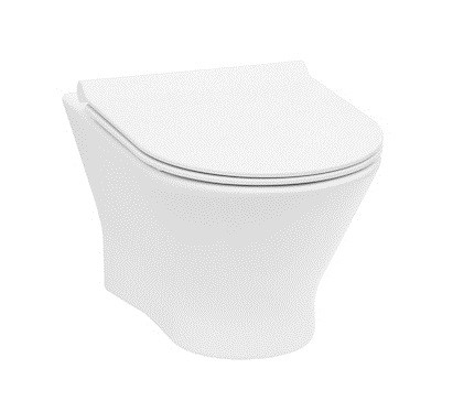 Geberit + Roca Nexo Rimles- Zestaw 6w1 - kompletny stelaż + muszla + deska wolnoopadająca slim