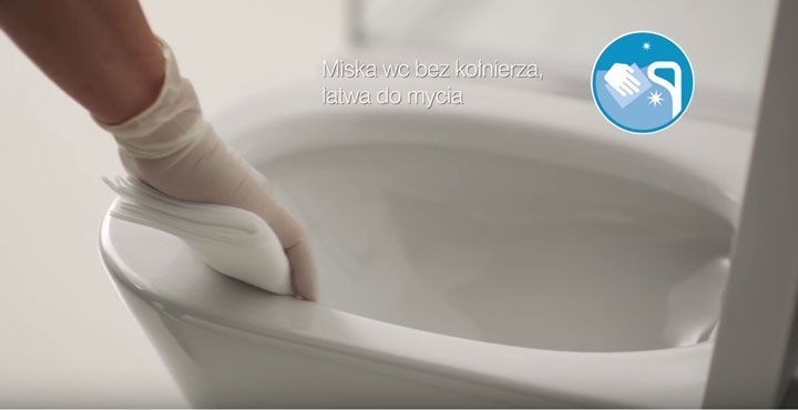 Geberit + Roca Gap Round Rimles- Zestaw 6w1 - kompletny stelaż + muszla + deska wolnoopadająca slim