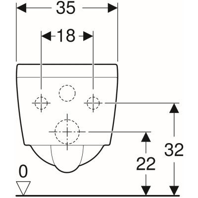 Geberit Xeno 2 miska muszla WC wisząca 54x35 cm ceramika Rimtree 500.500.01.1