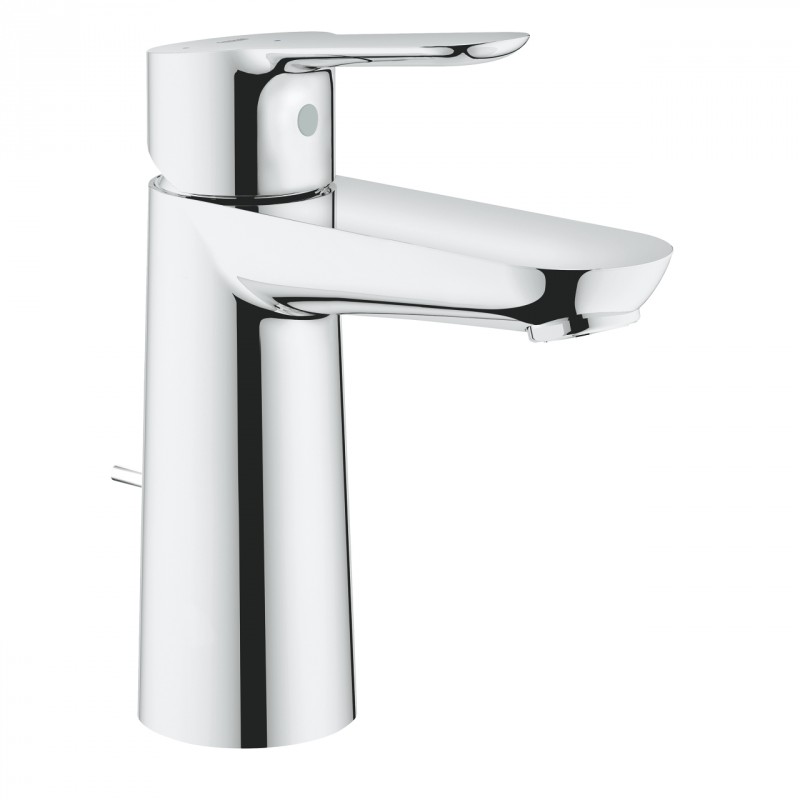 Grohe BauEdge bateria umywalkowa z korkiem funkcja oszczędzania wody chrom 23759000