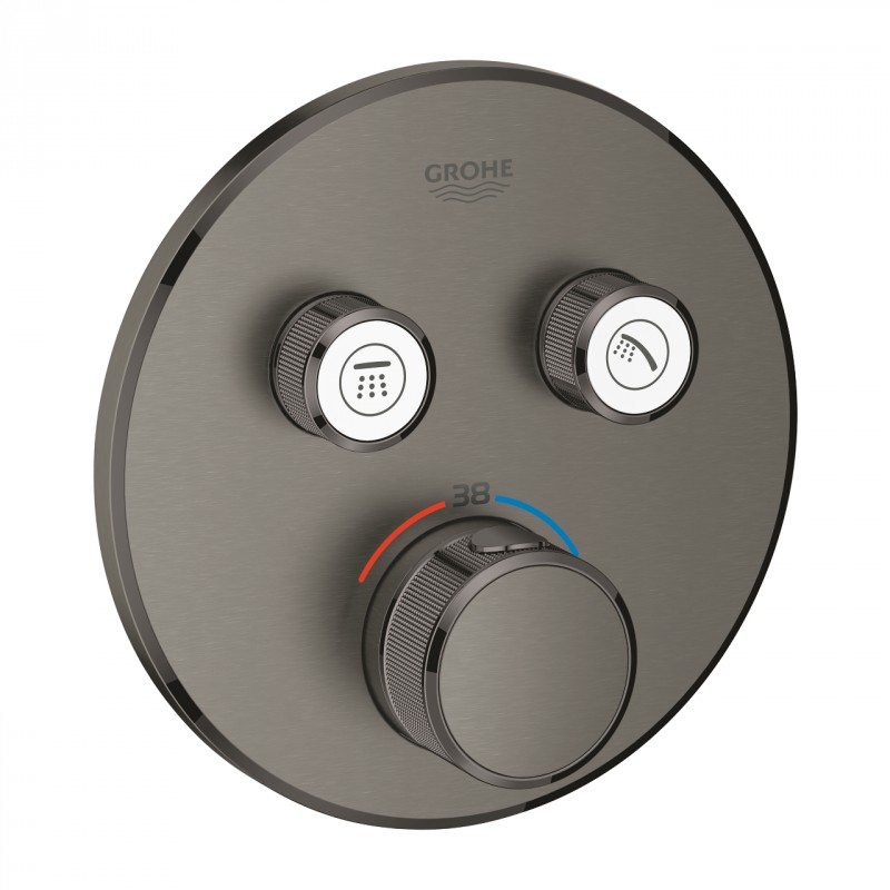 Grohe Grohtherm Smartcontrol podtynkowa bateria termostatyczna 2-drożna grafit szczotkowany 29119AL0