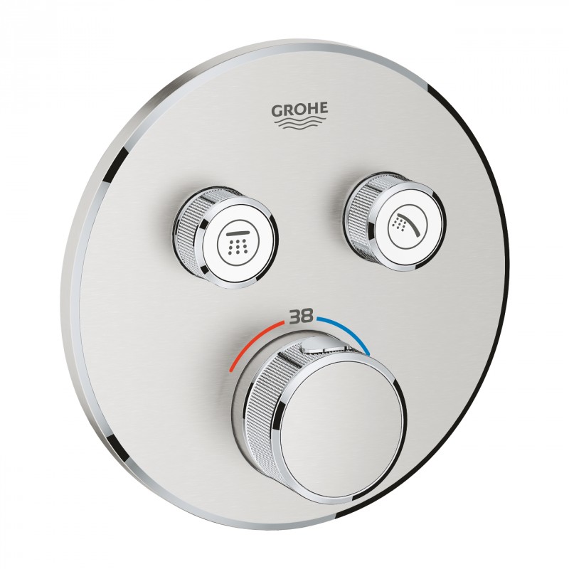 Grohe Grohtherm Smartcontrol podtynkowa bateria termostatyczna 2-drożna stal 29119DC0