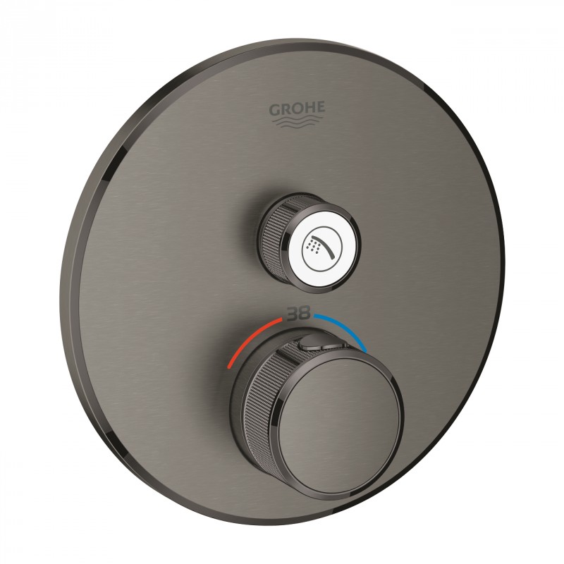 Grohe Grohtherm Smartcontrol podtynkowa bateria termostatyczna 1-drożna grafit szczotkowany 29118AL0