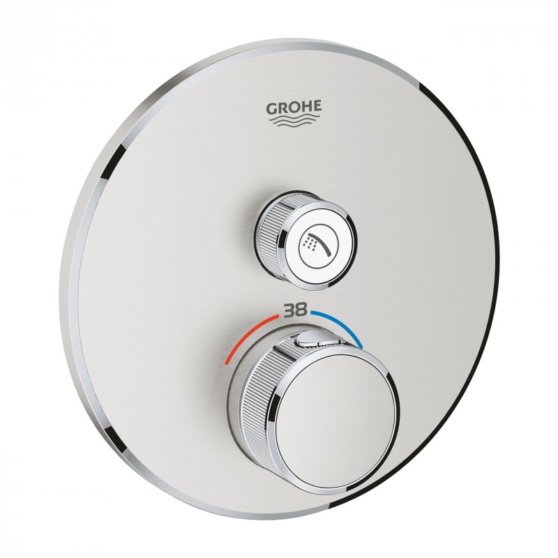 Grohe Grohtherm Smartcontrol podtynkowa bateria termostatyczna 1-drożna stal 29118DC0