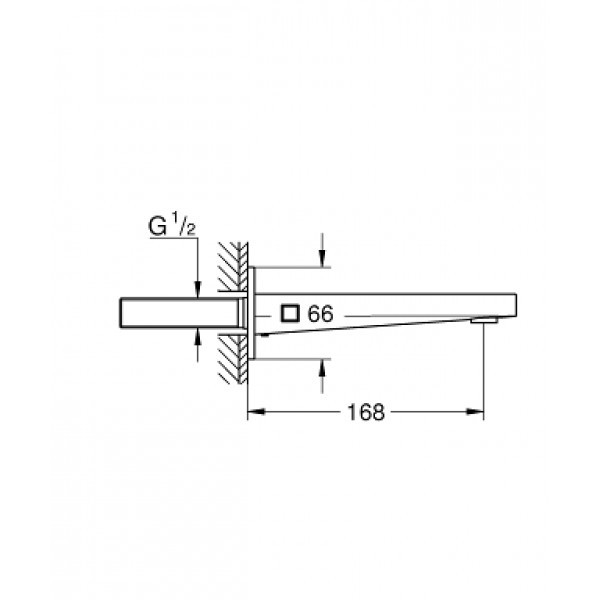 Grohe Plus wylewka wannowa chrom 13404003