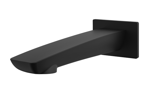 Vedo Desso Nero wylewka wannowa 18,5 cm czarny matowy VBD4033SCZ