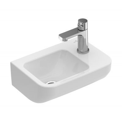 Villeroy&Boch Architectura umywalka 36 cm 36x26 z otworem na baterie bez przelewu biała weiss alpin Ceramicplus 437337R1