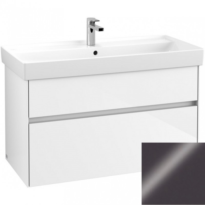 Villeroy&Boch Collaro szafka pod umywalkę wisząca 95x54x44 cm Glossy Grey C01100EP