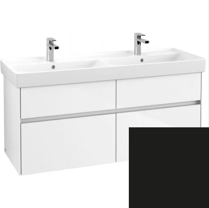 Villeroy&Boch Collaro szafka pod umywalkę wisząca 115x54x44 cm Black Matt C01200PD