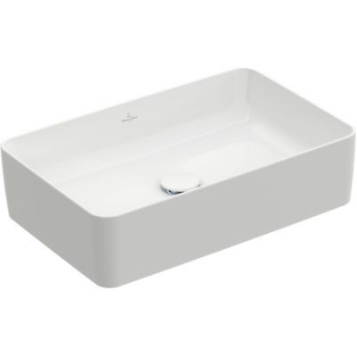 Villeroy&Boch Collaro umywalka nablatowa / stawiana na blat 56x36 cm biała white stone 4A2056RW