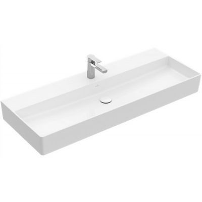 Villeroy&Boch Memento 2.0 umywalka bez przelewu szlifowana 120cm 120x47 weiss alpin biały 4A22CH01