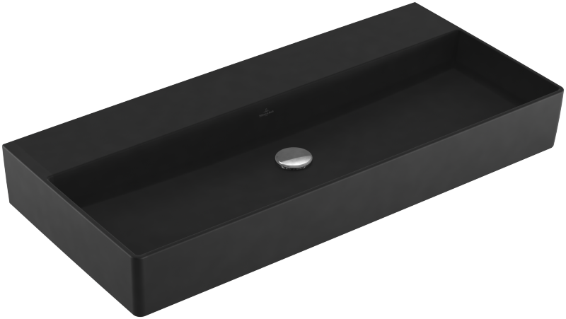Villeroy&Boch Memento 2.0 umywalka szlifowana 100cm 100x47 Ebony ceramicPlus szary 4A221FS5