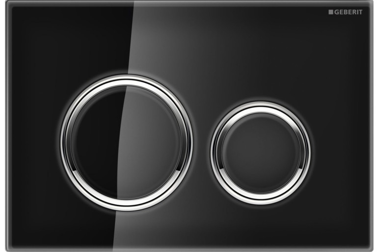 Geberit Sigma 21 przycisk do stelaża szkło czarne/chrom 115.884.SJ.1