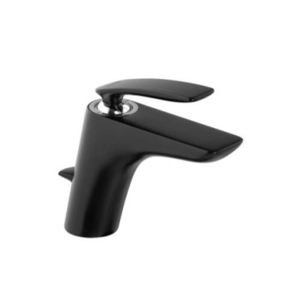 Kludi Balance jednouchwytowa bateria umywalkowa z korkiem czarny mat / chrom 520238775