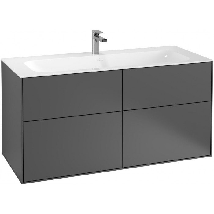 Villeroy&Boch Finion szafka pod umywalkę 120cm Anthracite Matt Lacquer szary F05000GK