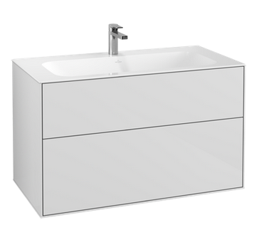 Villeroy&Boch Finion szafka pod umywalkę 100cm Glossy White Lacquer biały F02000GF